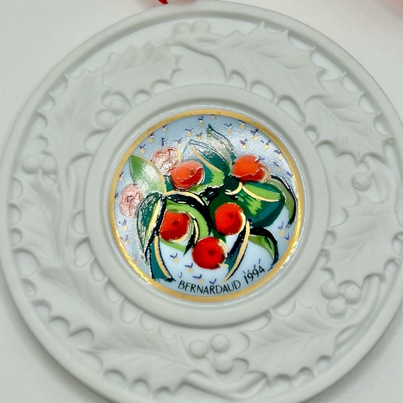 Bernardaud Limoges Porcelain Christmas Ornament Bundle – Set of 5 with Boxes - Picture 14 of 16